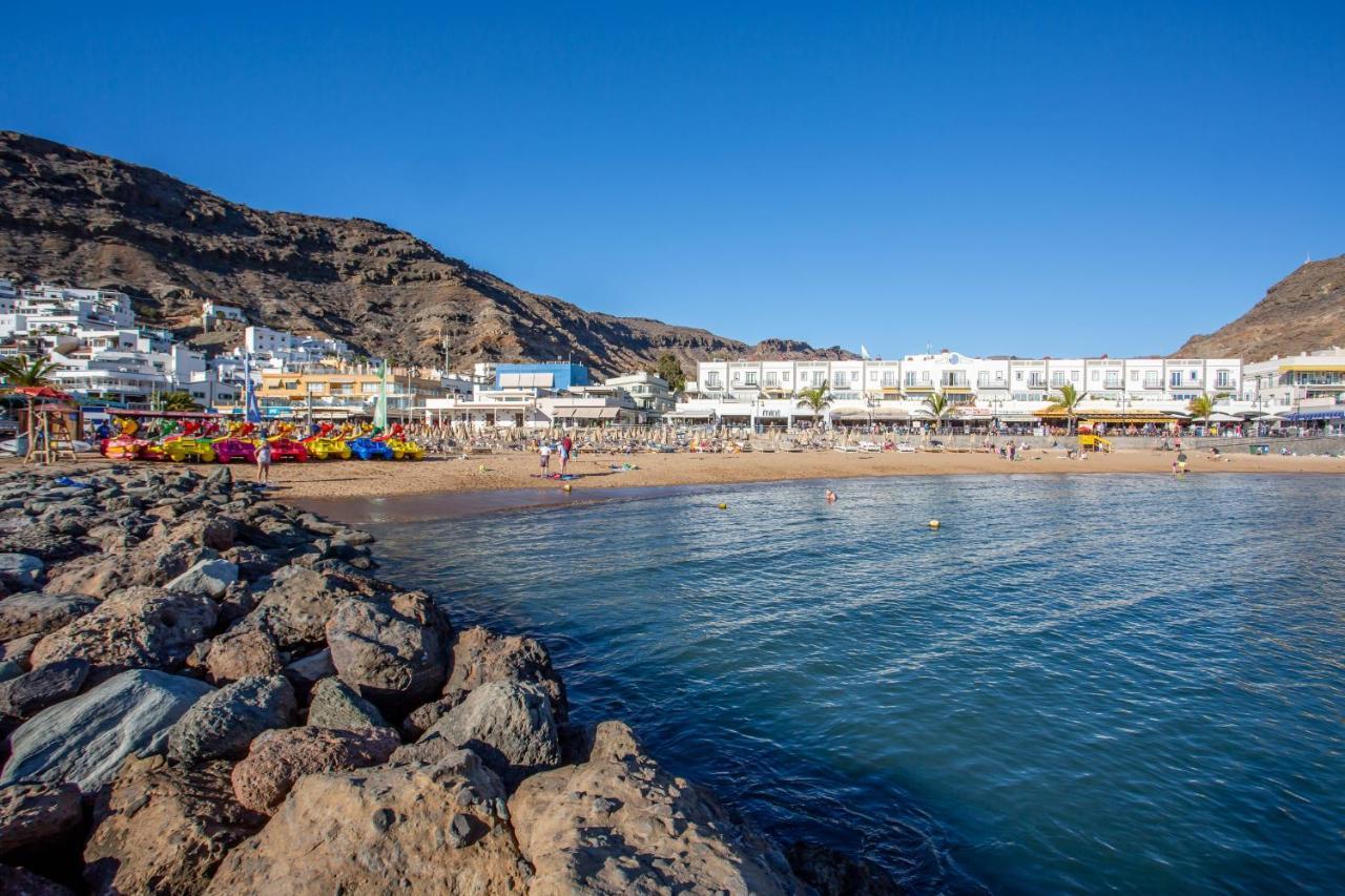 Ribera Del Puerto - Luxe Apartement With Great Terrace And Sea View Puerto De Mogan Exterior foto