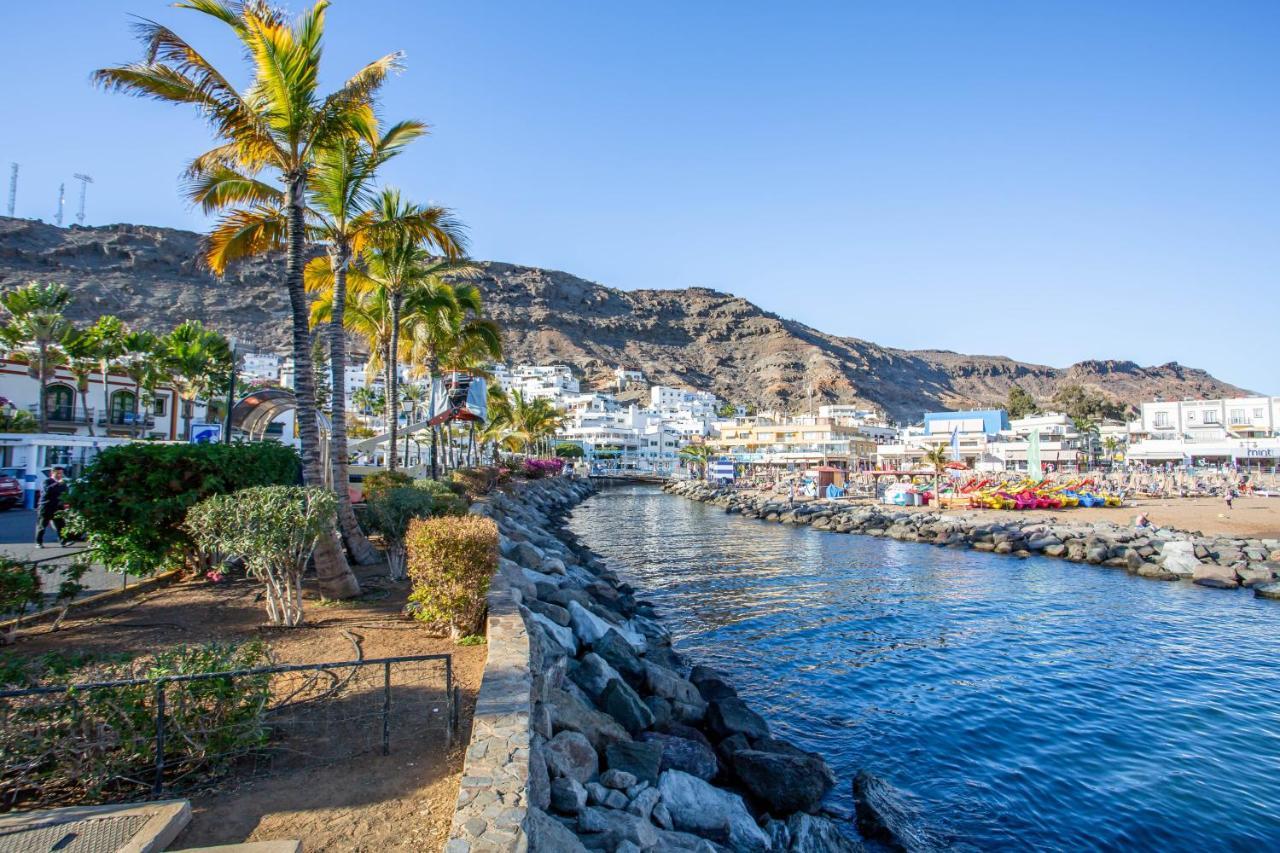 Ribera Del Puerto - Luxe Apartement With Great Terrace And Sea View Puerto De Mogan Exterior foto